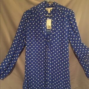 Forever 21 polka dot blouse